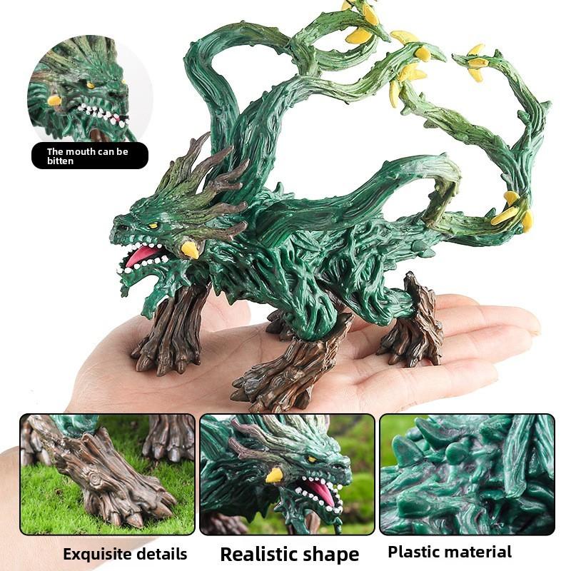 Tree Demon Blue Ice Monster Battle Turtle Mythical Warcraft Model For Kids Educational Toy