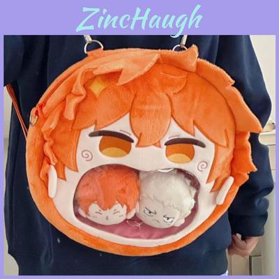 Naruto Plush Backpack With Cartoon Design For Casual Daily Use