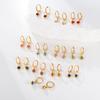 Birthstone Earrings Hoop Earrings Girl Women Stainless Steel Jewelry Family Friend Birthday Valentine's Day Gifts 2025 Trend