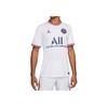 Jordan PSG Fan Edition 21-22 Saison Kurzarm Viertes Auswärtstrikot Herren Tops Weiß DH7471-101