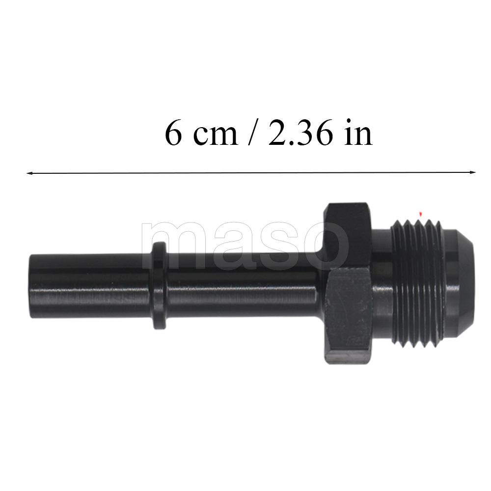 Aluminum 8AN Male To 3/8" 5/16" Male Straight-through SAE Quick Disconnect Push On EFI Fitting Adapter Oil Fuel Adapter Fuel System Fittings7