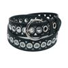 Punk Wide Waistband Metal Buckle Y2K Girl Waistband Retro PU Leather Belt  Outdoor