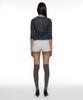 PARTIMENTO WOMEN Pwc Sheer Raglan Three-Quarter Sleeve Tee_Charcoal