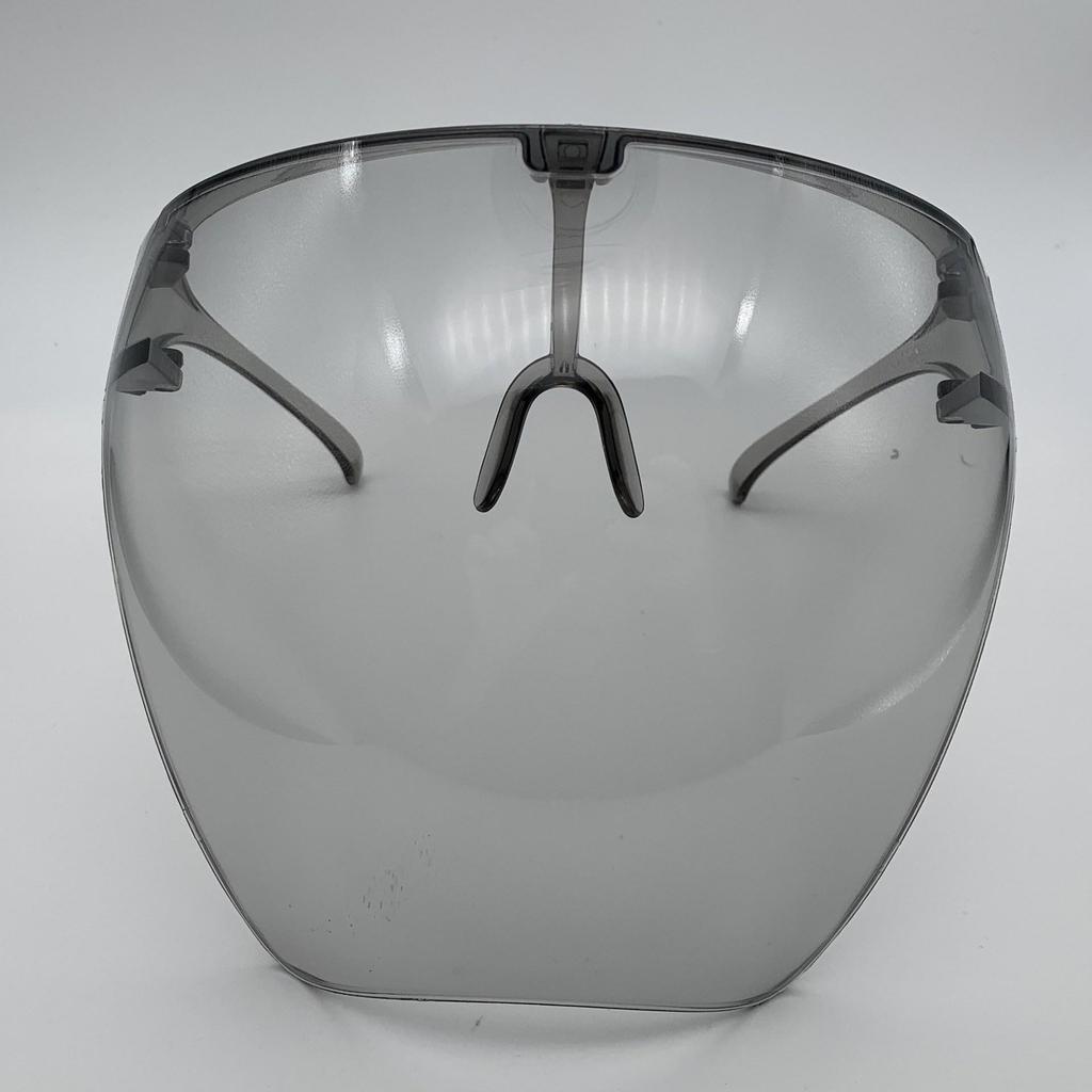 Clear Full-Protection Face Mask with Anti-Droplet, Anti-Fog, Windproof, Dustproof, and Oil Fume Resistant Features