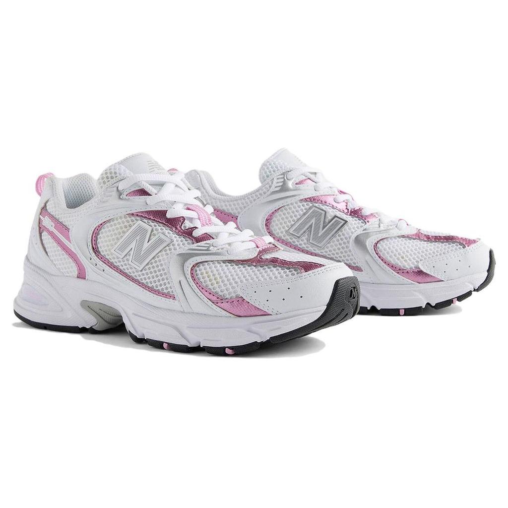 New Balance 530 Pink Sugar Herren-Sneakers Weiß Metallic-Rose MR530PK