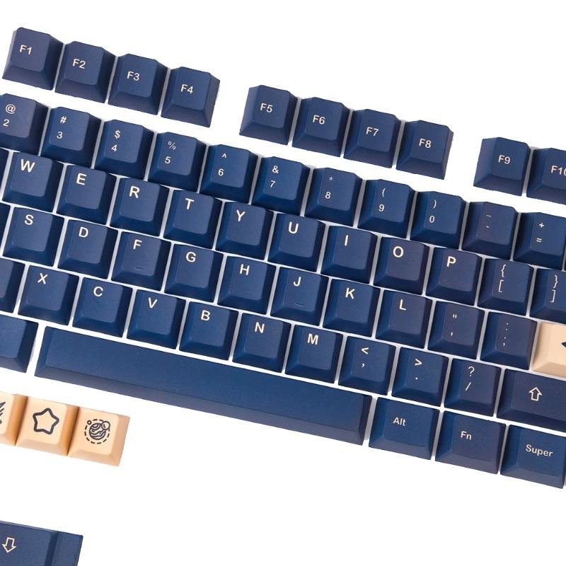 132Keys PBT DYE-Subbed Stargaze Keycaps for Mechanical Keyboards for Key   Profile For MX H GH60/64/68/84/