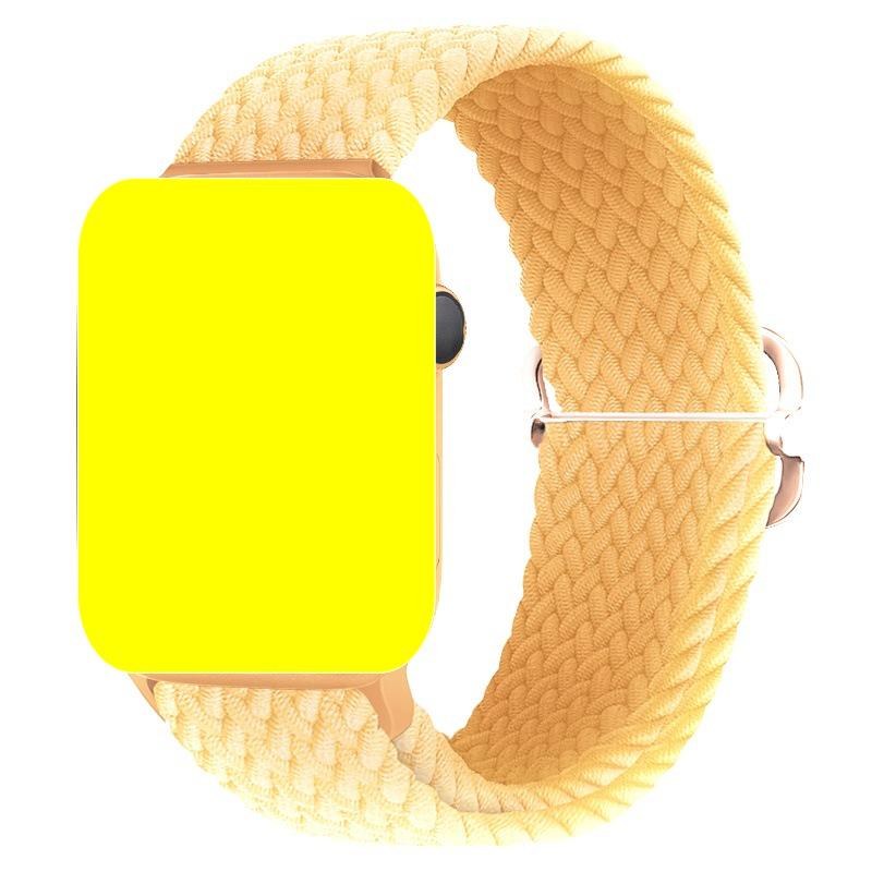 Elastic Woven Nylon Strap for Apple Watch Series 4-10 & Ultra 2