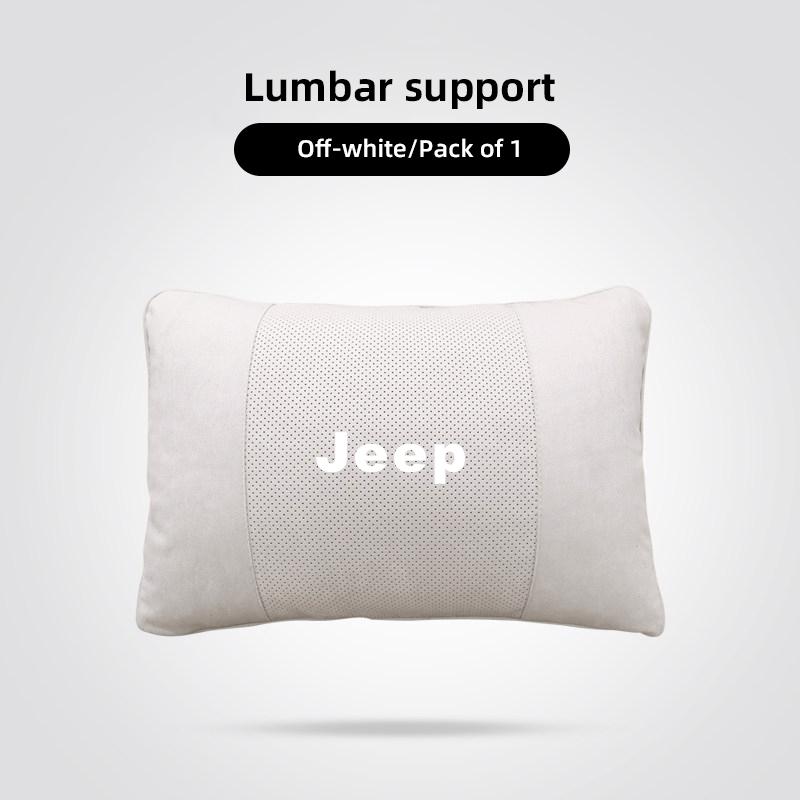 Car Interior Headrest & Lumbar Support Memory Foam Core For Jeep Grand Cherokee Wrangler JK Gladiator Compass Renegade Wagoneer AMO1
