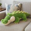 Stuffed Animal Crocodile Doll  Plush Toy Cartoon Crocodile Throw Pillows  Kids Toy
