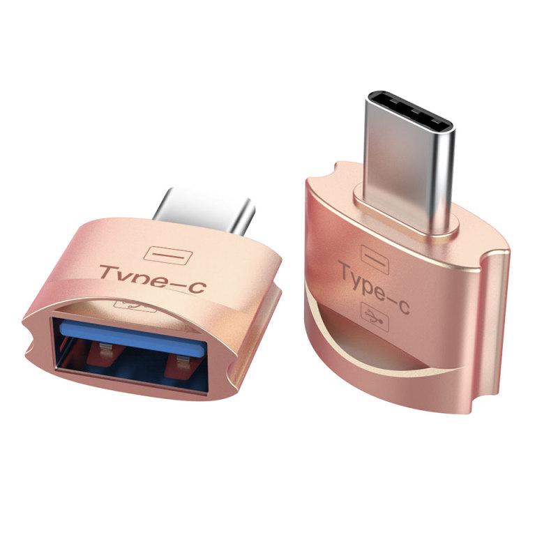 Metal USB 3.1 Type C Male To USB 2.0 A Female OTG Data Adapter Type C OTG Adapter