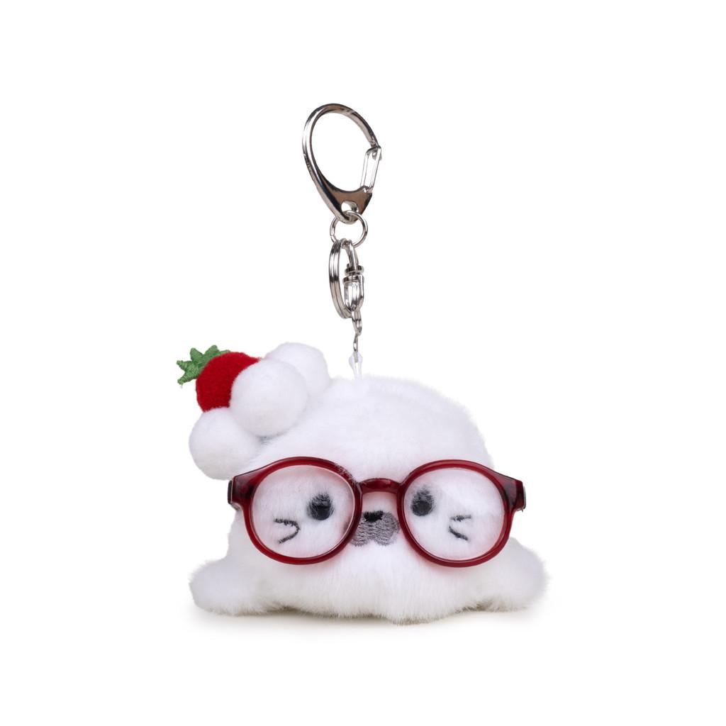 Ocean Family Plush Seal Keychain With Glasses For Collectors And Giftgiving