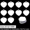 100Pcs Customize Sublimation Dog Tag Pet Aluminum Id Cat Accessories Address Tag For Dogs Heat Transfer Printing Blank Nameplate