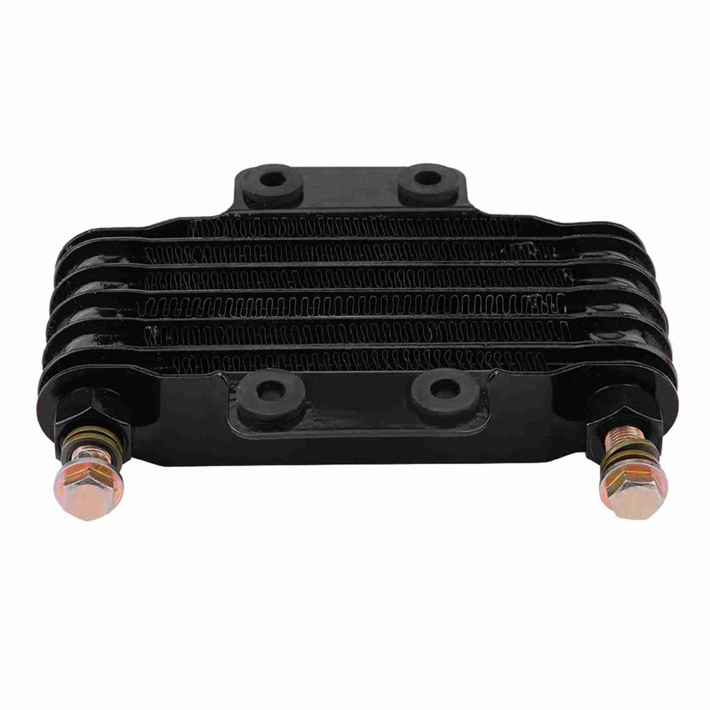 Engine Oil Cooler Oil Cooling Radiator System Kit for CB CG 100CC?250CC 85ml Black