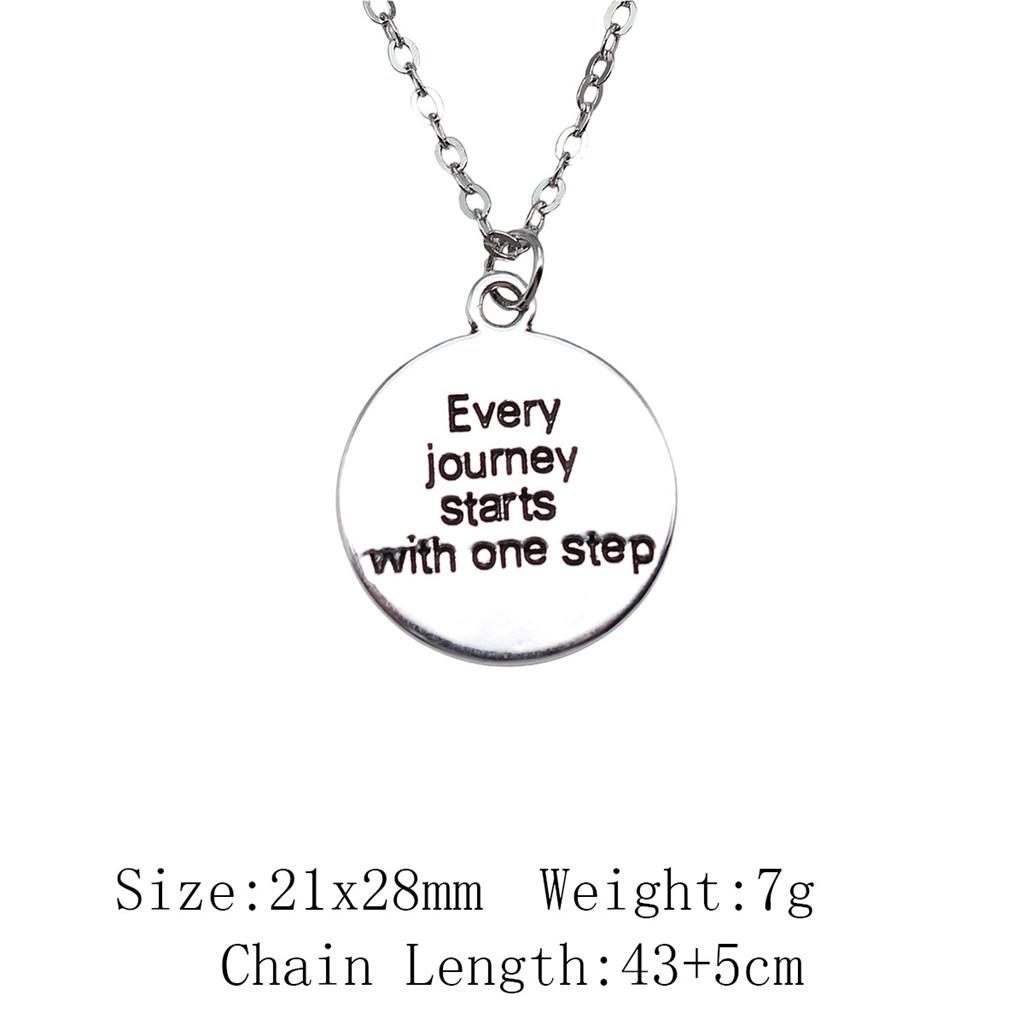 2025 Trend Chain Necklace Men Best Friendship Encouragement Tags Tarot Necklace On The Neck 43cm Chain Ornaments For Home Pendants And Necklaces