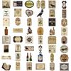 50PCS Gothic Pharmacist Medication Label Stickers Skateboard Designs Phone Luggage Waterproof Scrapbooking Laptop Wall Sticker