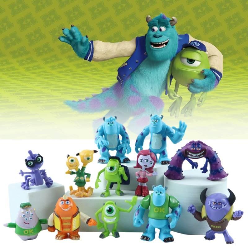 University 12pcs Monsters Action Figure Decoration Doll Cartoon Toy Gift Kids