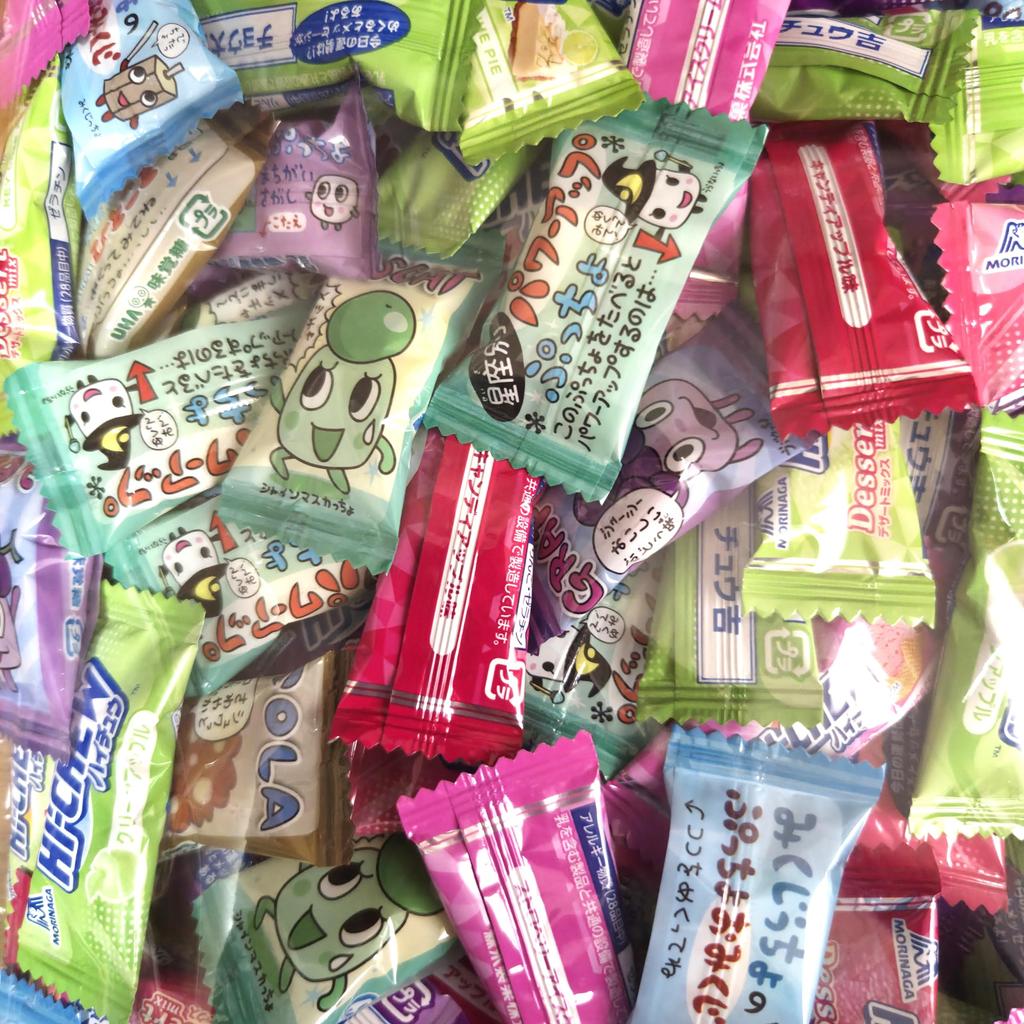 Morinaga UHA Puccho Assortment 10 104 Large Capacity Soft Candy Assortment Hi-Chew Set, Varieties, Pieces,
