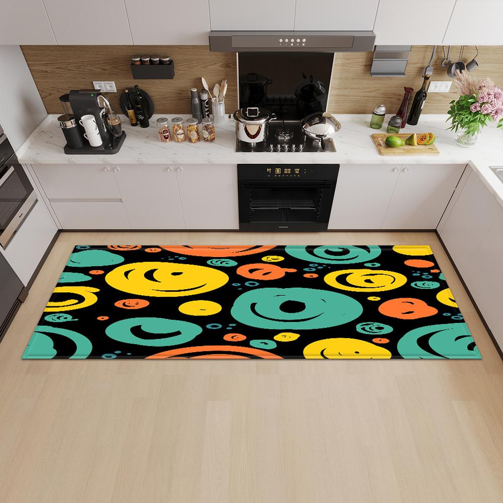 Kitchen mat entrance door mat bedroom long carpet home bathroom non-slip floor living room carpet