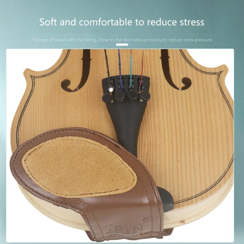 Violin Chin Rest Violin Rest Pad Cover Musical Instrument Accessories 3/4-4/4 1/2-1/4 1/8-1/16 Violin Chin Shoulder Pad