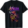 Camiseta Logo Retrato do Skull Kid de The Legend of Zelda: Majora's Mask