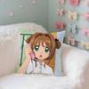 Kawaii Cardcaptor Ssakura Case Plush Fabric Soft Pillowcase Double Sided Print Cushion Cover Household Gifts