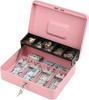 Creative Handheld Piggy Bank: Small Lockable Coin Storage Box with Key