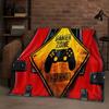 26 Stil Spielzone Schild Gamer Controller Flanelldecke, Ultra Weiche Warme Plüschdecke für Zuhause Schlafzimmer Bett Sofa Abdeckung Kinder Geschenk