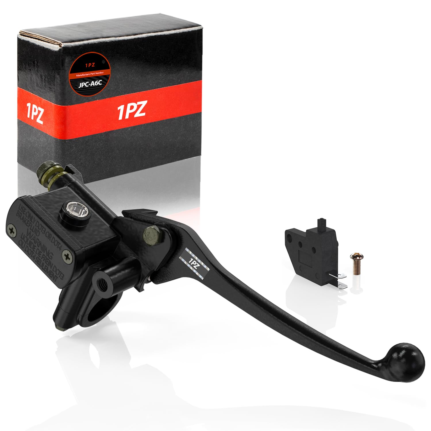 1 шт. JPC-A6C Главный тормозной цилиндр передний правый Прочный Honda AF18 AF28 AF35 Dio Super Dio Live Dio Автозапчасти для технического обслуживания чёрный