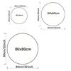 Brown Leopard Print Round Carpet Fashion Animal Fur Pattern Woman Girl Living Room Bedroom Flannel Floor Rugs Home Decorative