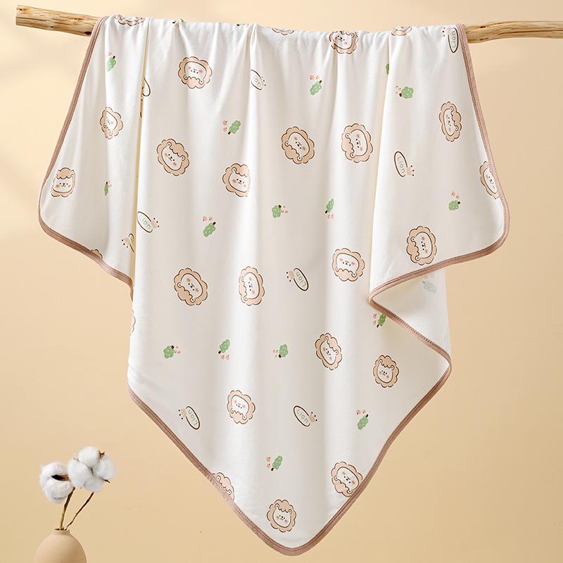 Breathable Pure Cotton Newborn Swaddle Blanket, Thin To Prevent Startle Reflex, Infant Type A.
