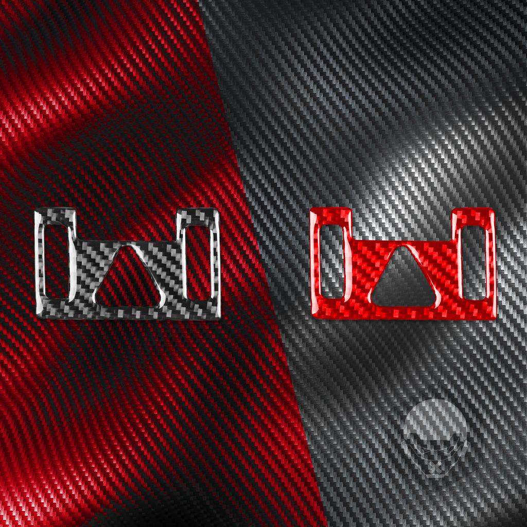 For Kia K3 Forte Cerato    Accessories Carbon Fiber Car Interior Warning Light Panel Sticker