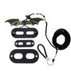 Lizard Leash Leather Wing Chest Harness for Small Pets