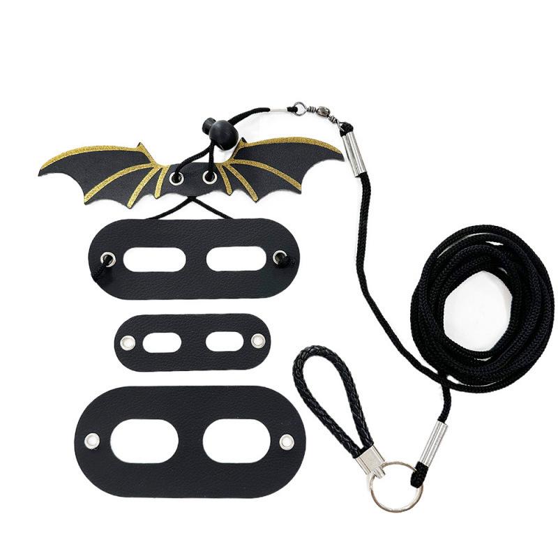 Lizard Leash Leather Wing Chest Harness for Small Pets