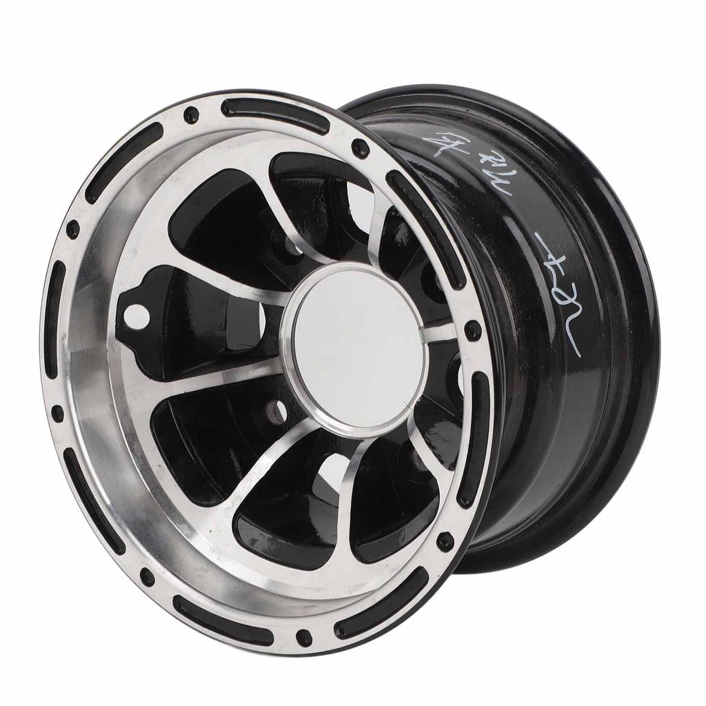 8in ATV Wheel High Strength Sporty Look Aluminum Alloy Wheel Rim for Quad Bike Go Kart Golf Cart Front Width: Approx.