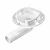 Air Conditioning Condensate Drain Connector 40 Mm - White Drainage Hose End Piece