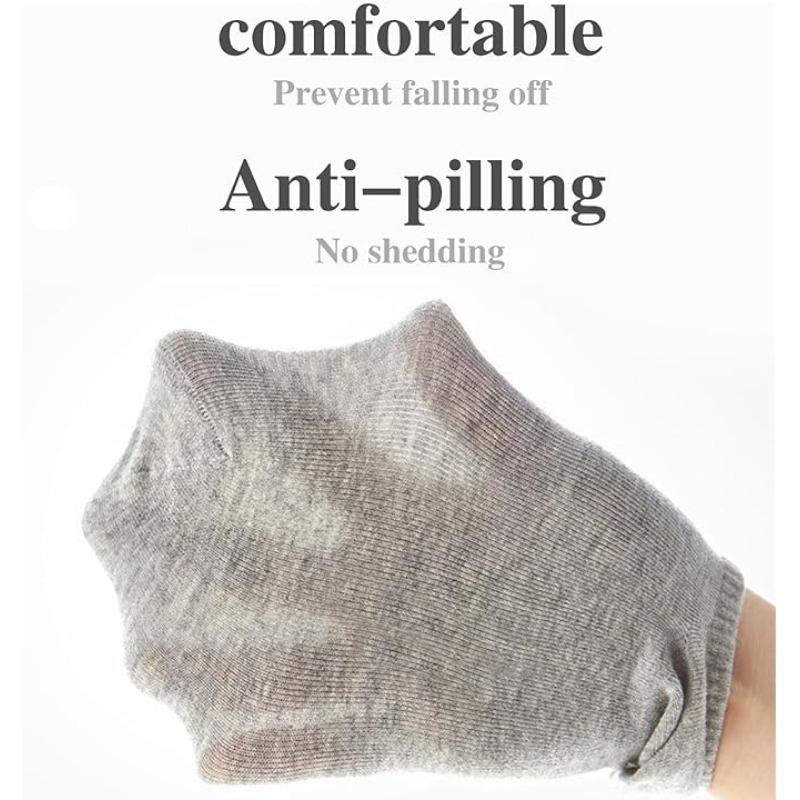 4 Pairs Man Women No Show Socks Women Low Socks Non Slip Flat Boat Line Non Slip Invisible Summer Socks