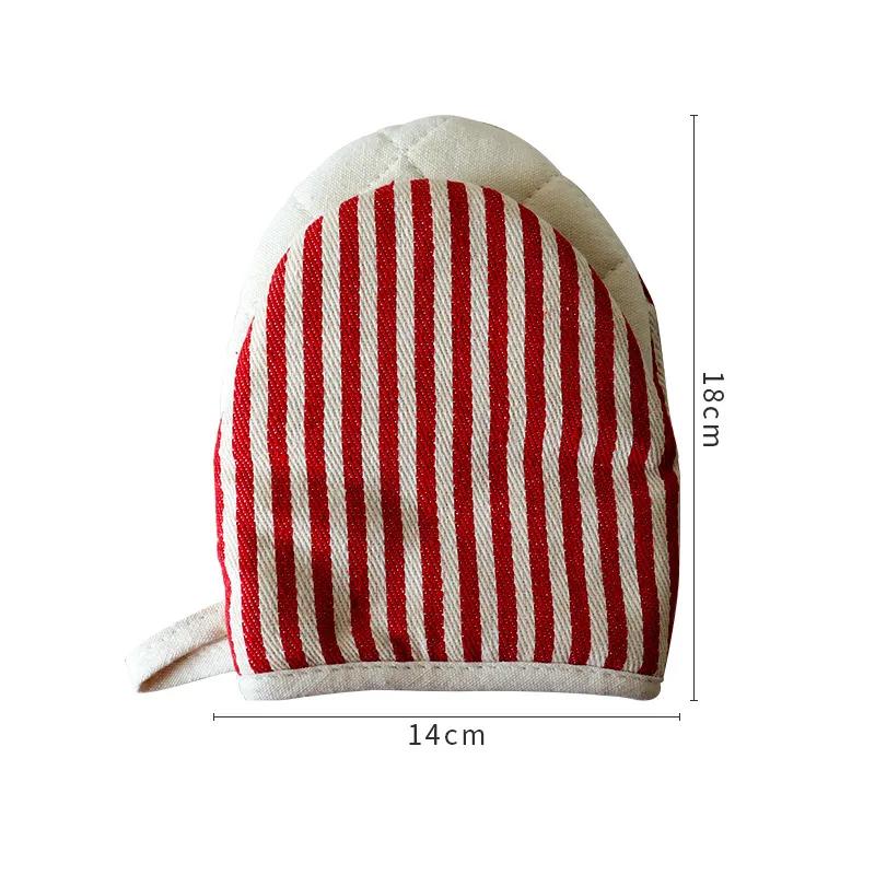 Insulated Gloves Micro Duckbill Shaped Striped Stove Gloves Household Kitchen Baking Tools Anti Scald Oven Gloves YLE281