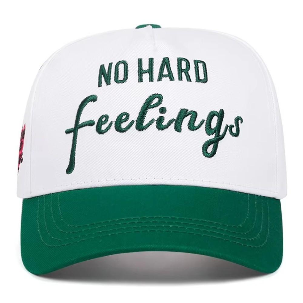Rose Embroidery Duckbill Hats NO HARD Letter Casual Caps Fashion Baseball Caps Outdoor
