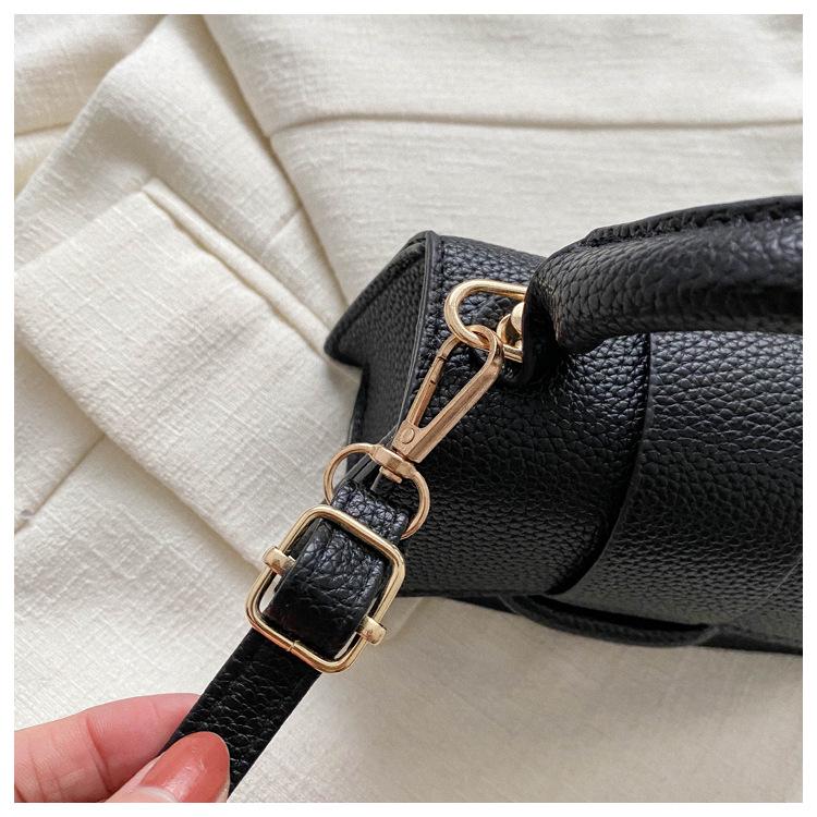 Trendy Crossbody Mini Lipstick Bag with Belt Decoration