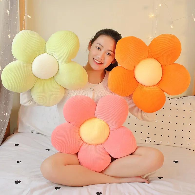 Big Size Sunflower Pillows Small Daisy Cushions Petals Flowers Cute Birthday Gifts Home Decorations Bedroom Office Supplies