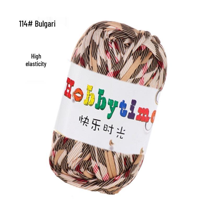 Cloth Strip Yarn DIY Crochet Kit: Handmade Bag, Knitting Material for Cushions, Carpets, and Dolls