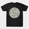 Men Black Print T-shirt Vintage Circle - Teddy Swims No-Cut Transfer Paper Print Cotton Tshirt
