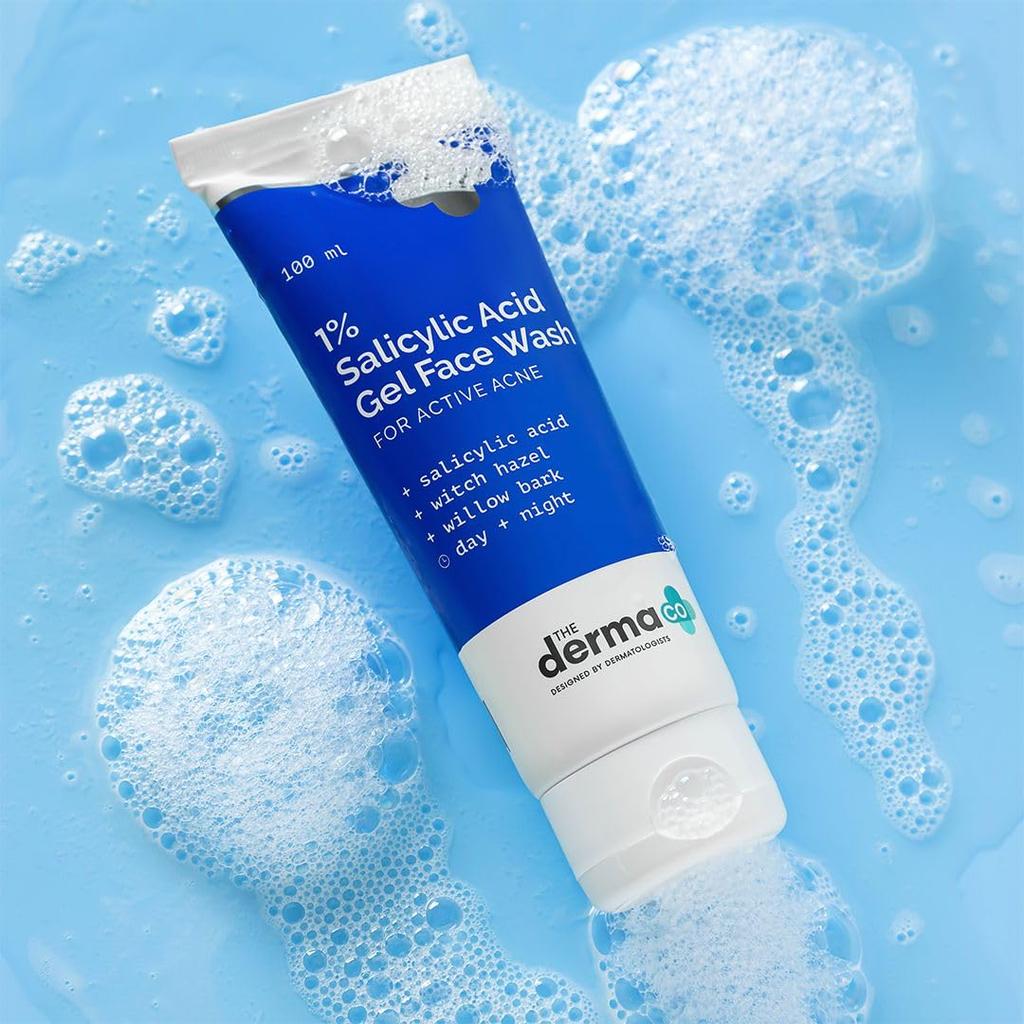 The Derma Co 1% Salicylic Acid Gel Face, 100ml Each (Pack of 2)