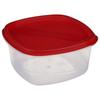 Set of 7 square storage containers