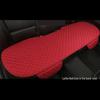 All-Season Breathable Linen Car Seat Cushion Set with Polka Dot Embroidery