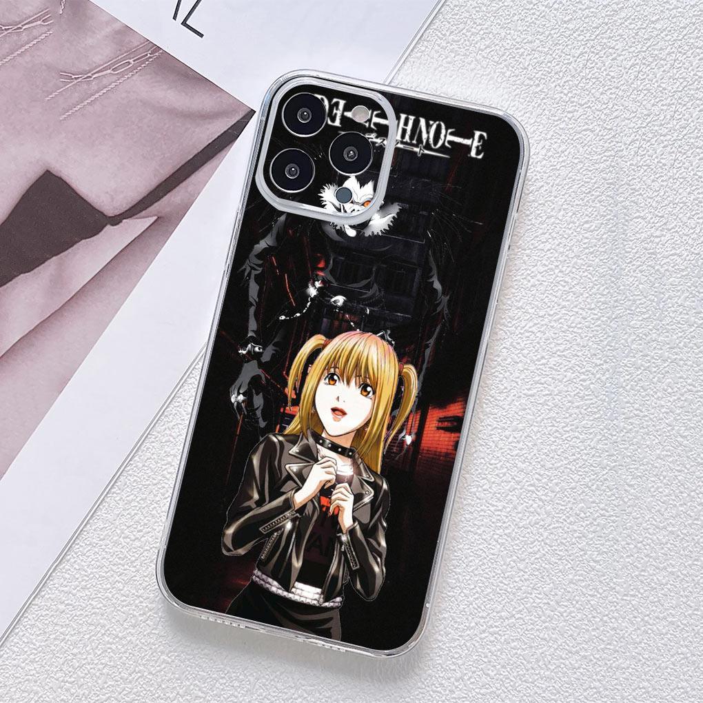 

Ryuk kira Rem Misa Deaths Note L Cover Phone Case for Motorola Moto G13 G14 G53 G54 G62 G72 G82 G84 Edge 40 neo pro Casing Moto G82 5G