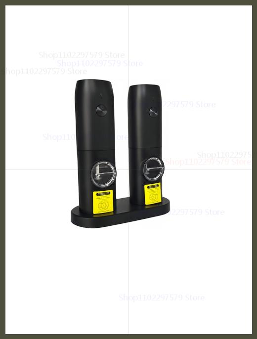 Electric Salt and Pepper Grinder Set of 2 USB Rechargeable Adjustable Coarseness One-Handed Operation Perfect for Kitchen