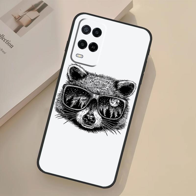 

Raccoon Animal Case For Oppo A76 A96 A16 A17 A18 A60 A80 A40 A38 A58 A78 A98 A94 A74 A54 A15 A57 A77 A5 Pro OPPO A17