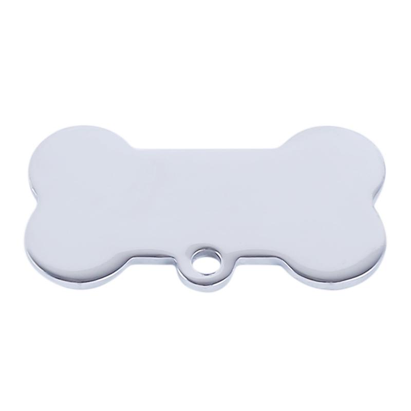 Bone Shape Pet ID Tag Custom Engraved Name Keychain Personalized Anti-lost Dog Cat Collar Pendant Pet Supplies