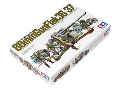 Tamiya 1/35 Askeri Minyatür Serisi No.17 Alman Ordusu 88mm Top Plastik Model 35017
